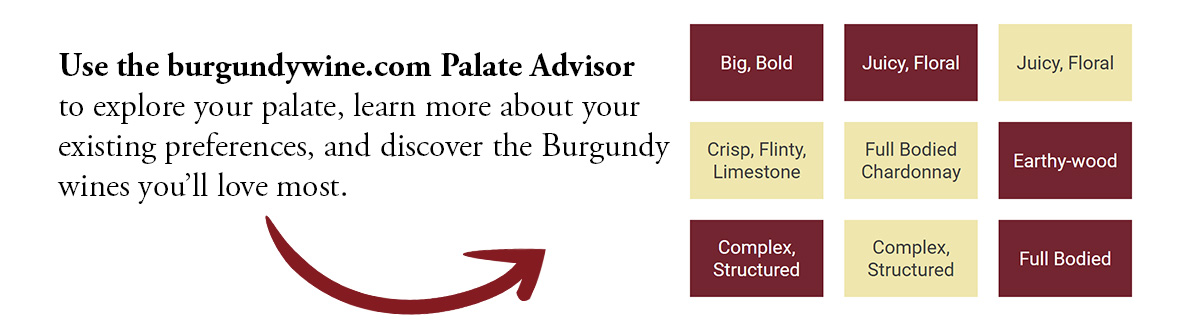 burgundywine.com's Palate Advisor Tool