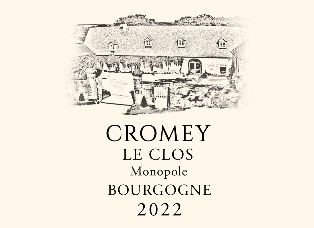The Domaine de Cromey wine label