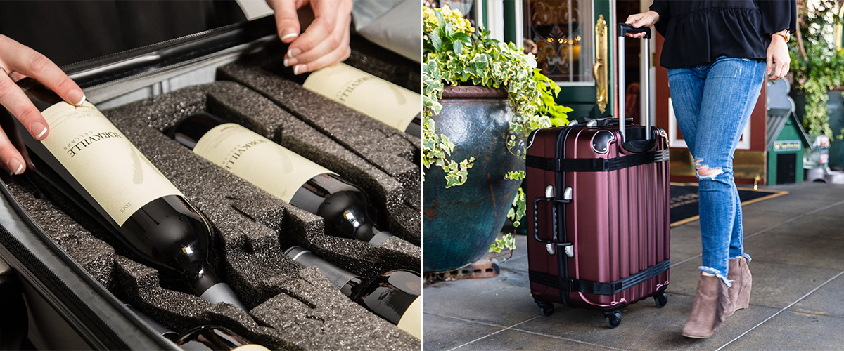 VinGardeValise wine suitcase