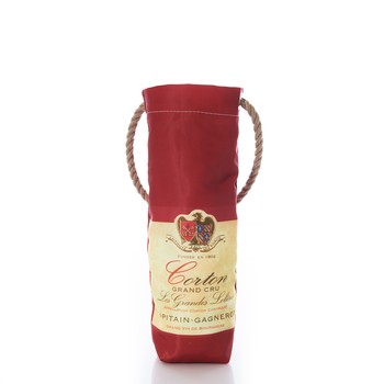 Burgundy Wine Bag - Single Bottle - Red 1