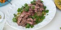 Marinated Sirloin Beef Salad with Anchovy Dressing