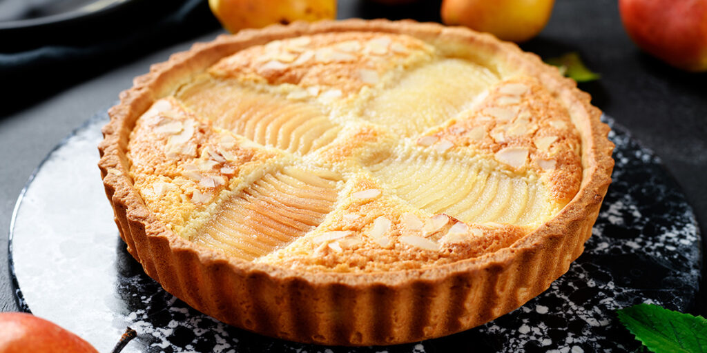 Pear & Almond Tarte Bourdaloue