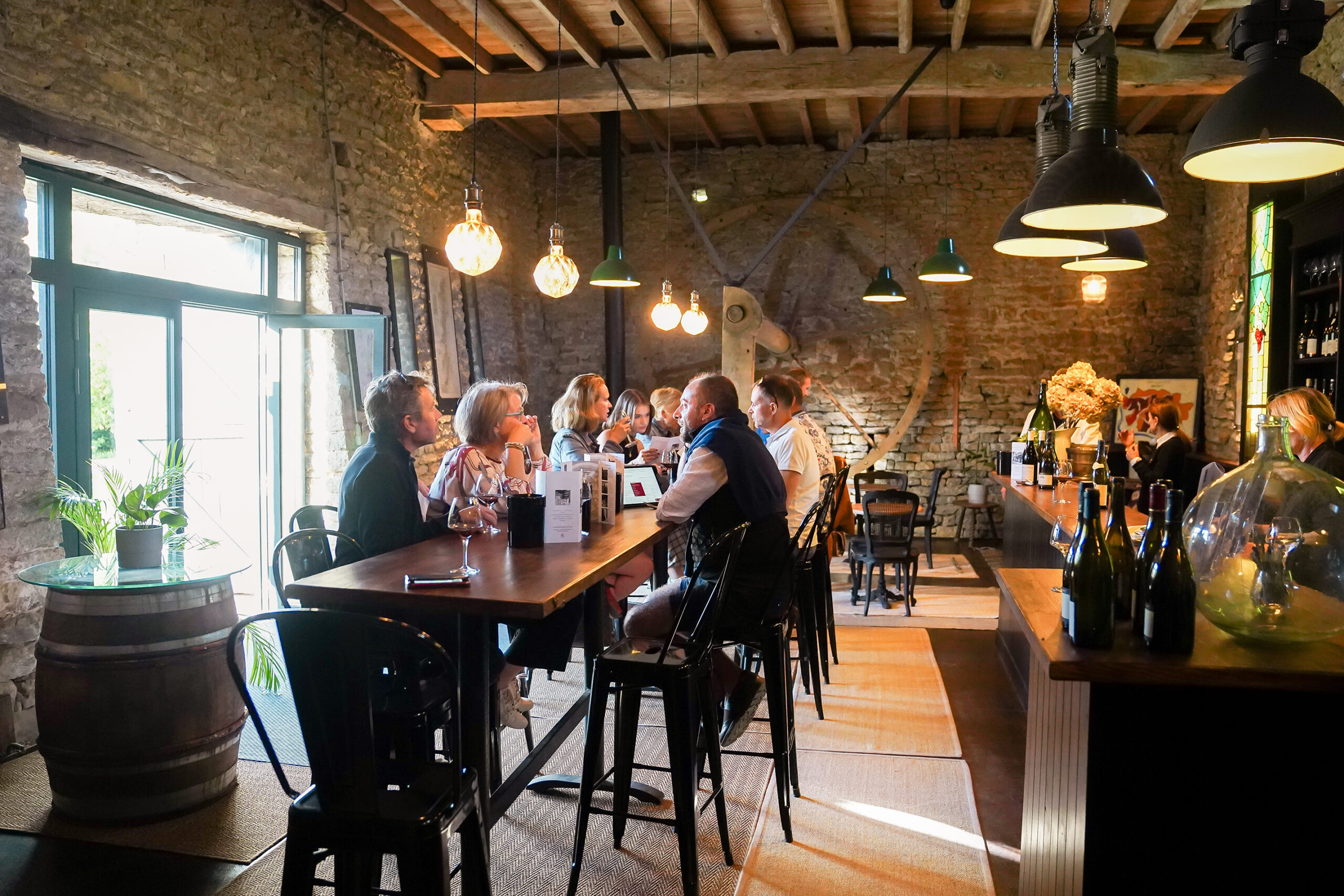 Tasting Room at Domaine de Cromey